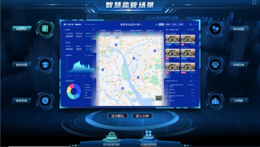 “天翼視聯明廚亮灶”一掃碼就能看到后廚的實時直播畫面