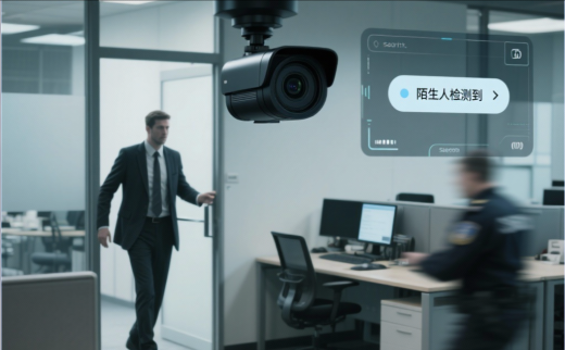 攝像頭自動識別陌生人報警的系統(tǒng)軟件